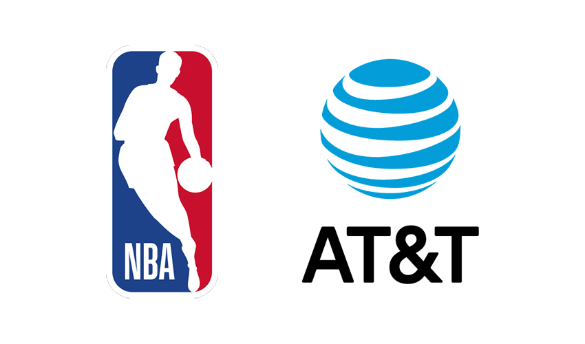 NBA and AT&T logo side by side