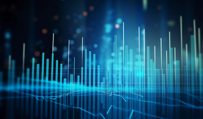 Business finance graph charts