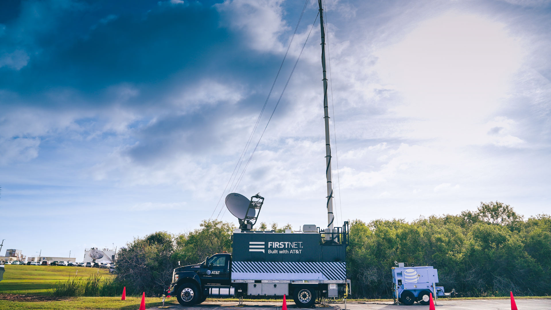 FirstNet SatCOLT deployed for the Artemis II launch